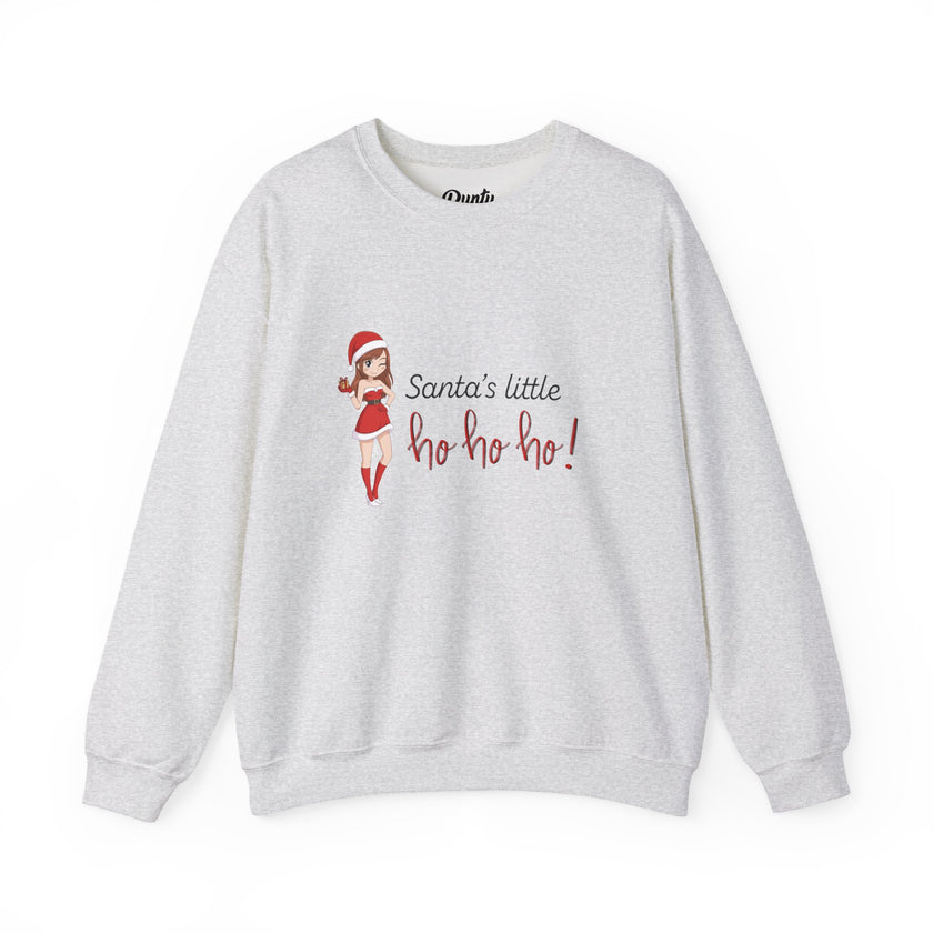 Santa's Little Ho Ho Ho Crewneck Sweatshirt