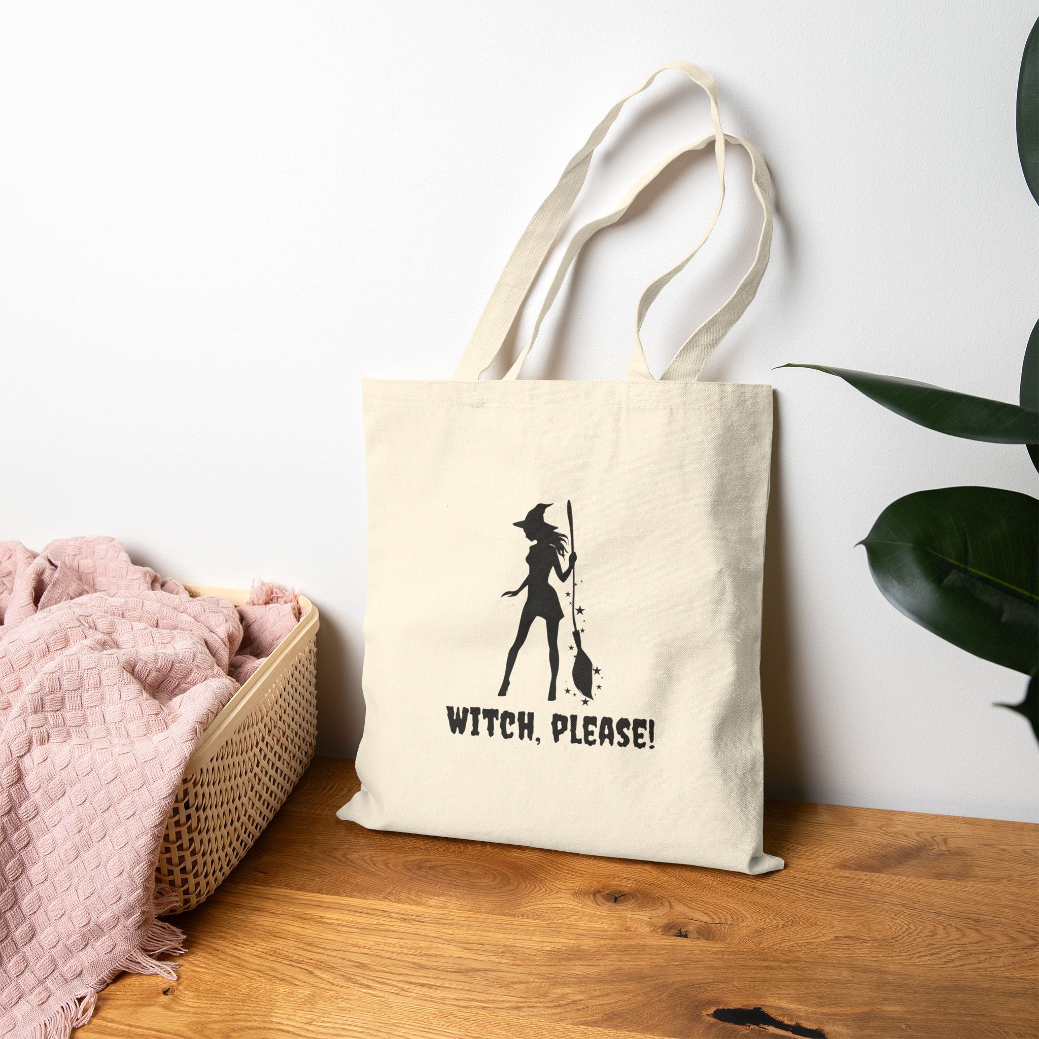 Witch, Please Cotton Canvas Tote