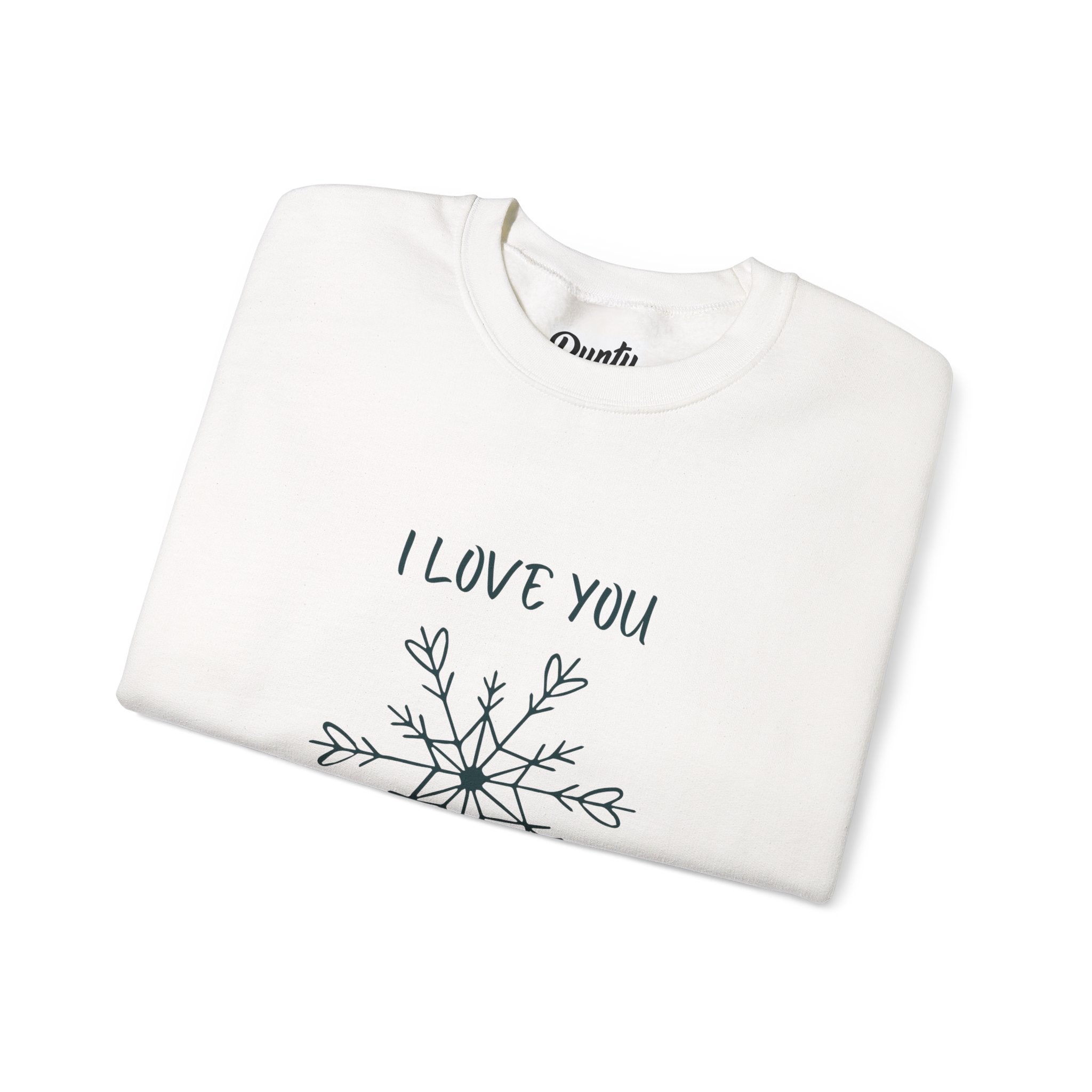 I Love You Snow Much Crewneck Sweatshirt