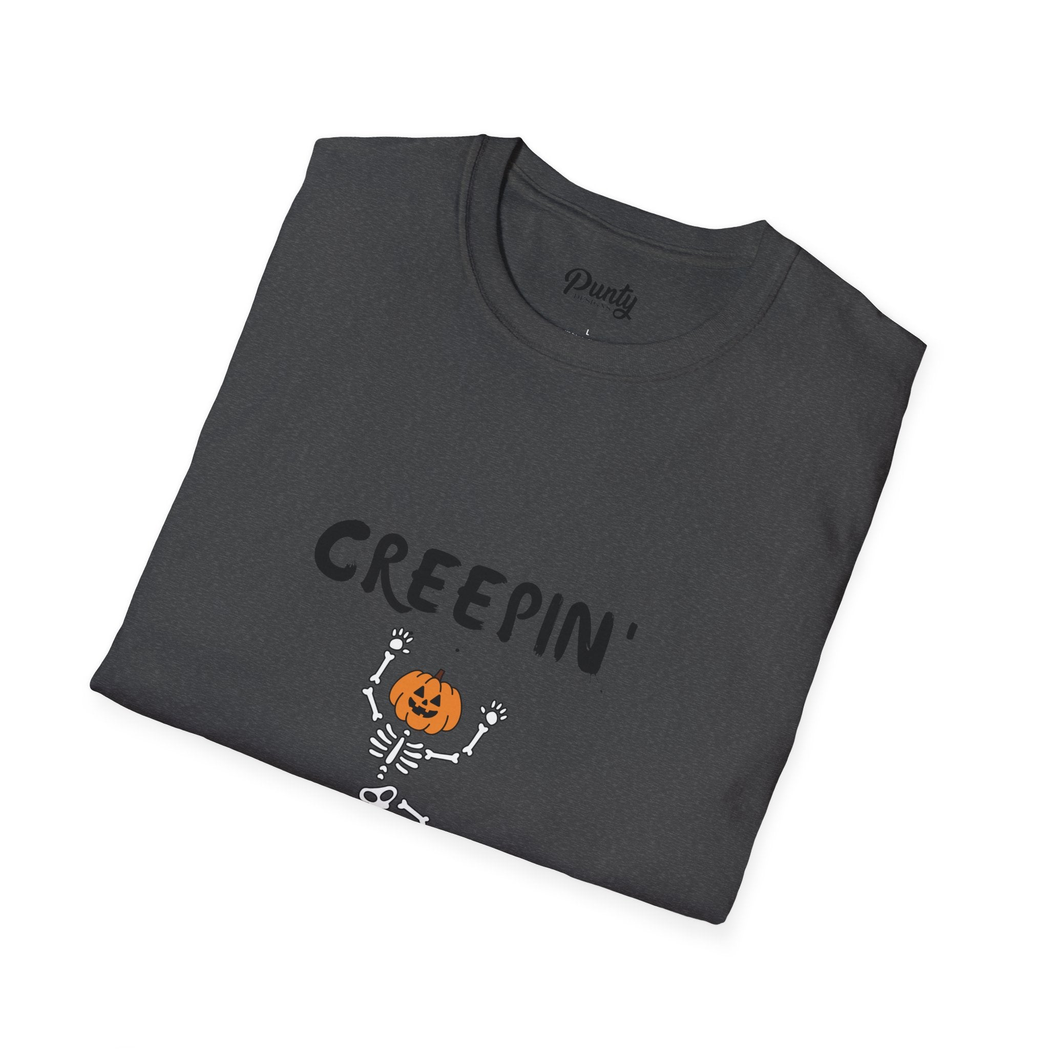 Creepin' It Real Skeleton Softstyle Cotton Tee