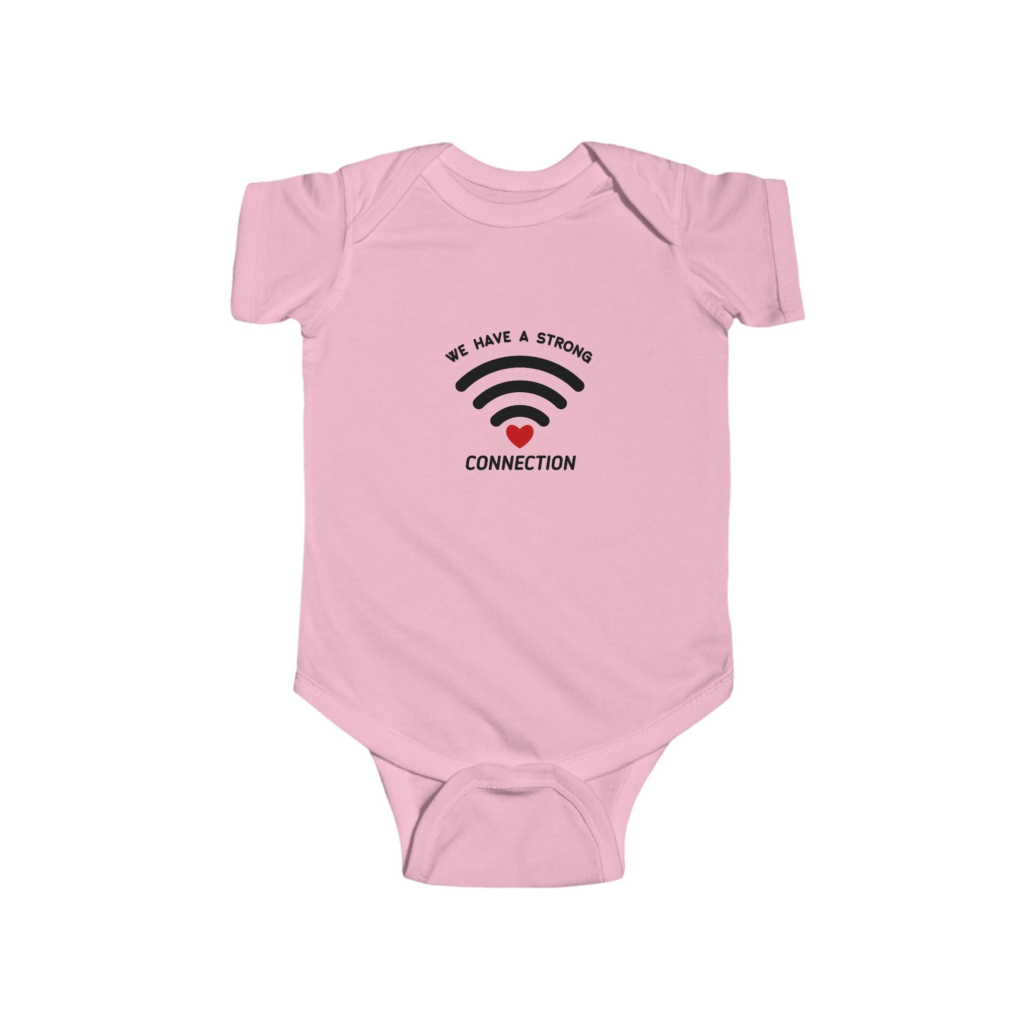 We Have A Strong Connection Baby Onesie