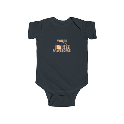 You're Pawesome- Hearts- Baby Onesie