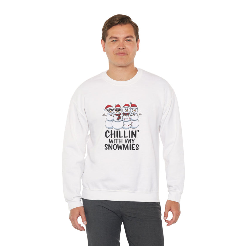 Chillin' With My Snowmies Crewneck Sweatshirt