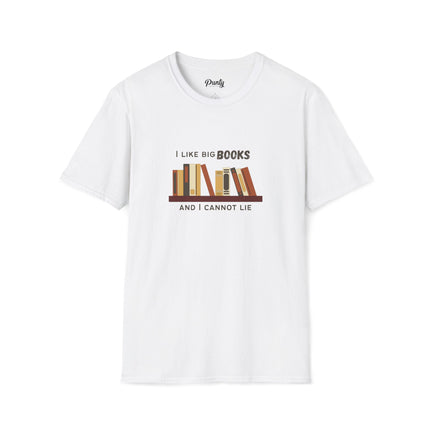 I Like Big Books And I Cannot Lie Softstyle Cotton Tee