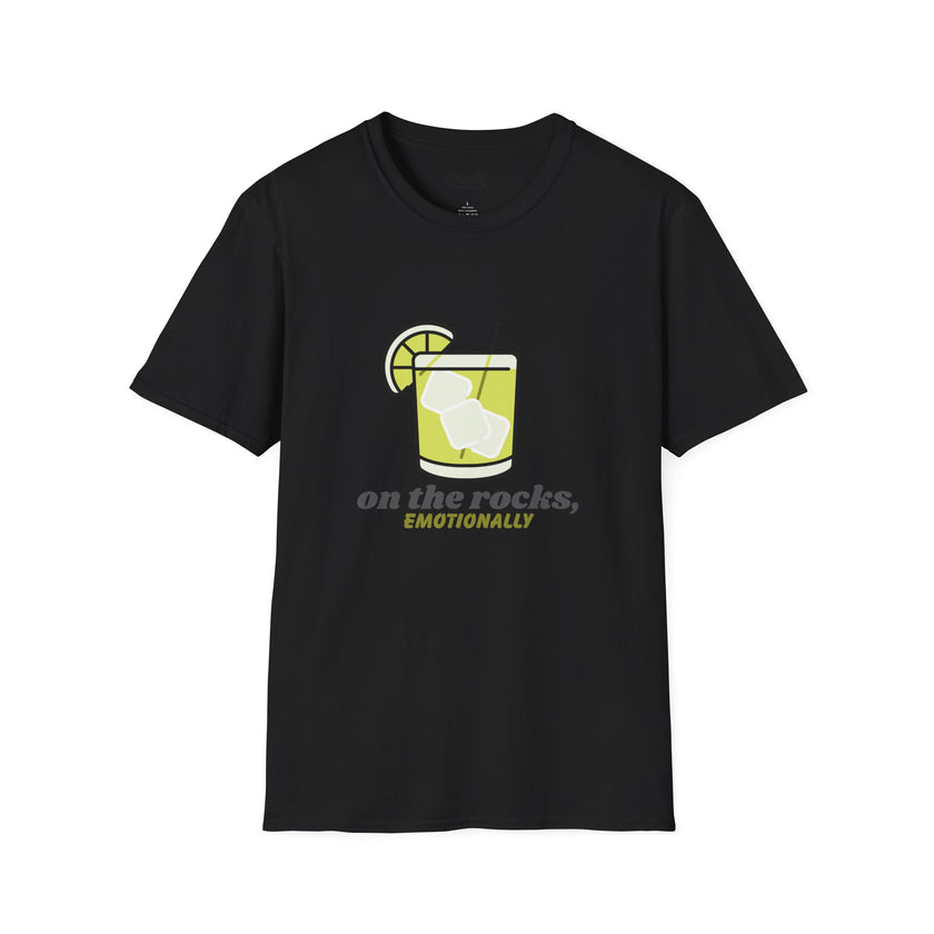 On The Rocks, Emotionally Softstyle Cotton Tee