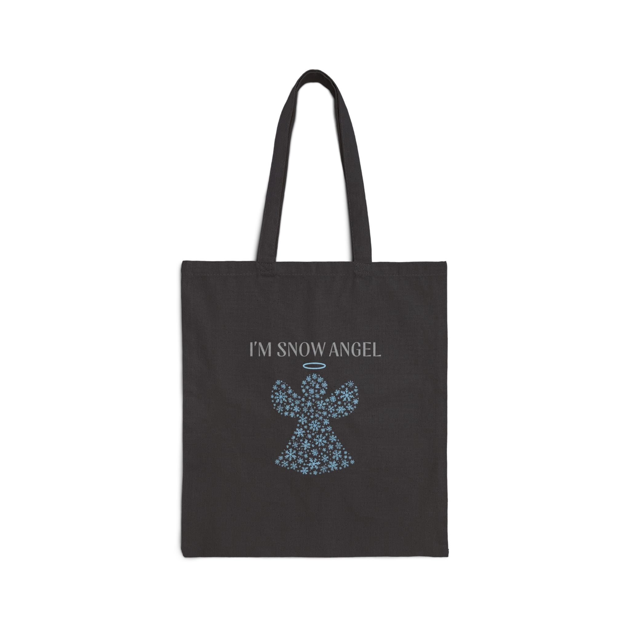 I'm Snow Angel Cotton Canvas Tote Bag
