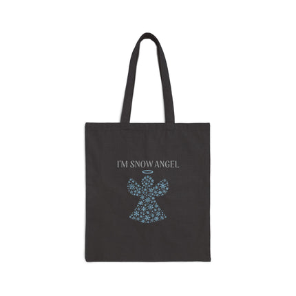 I'm Snow Angel Cotton Canvas Tote Bag