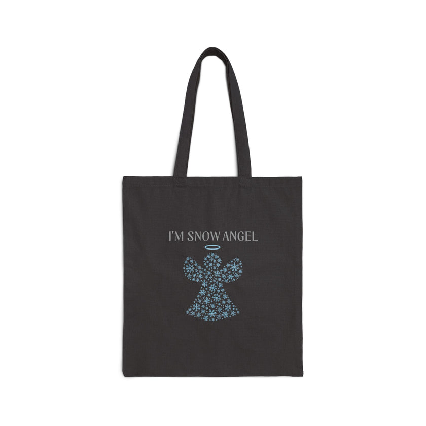 I'm Snow Angel Cotton Canvas Tote Bag