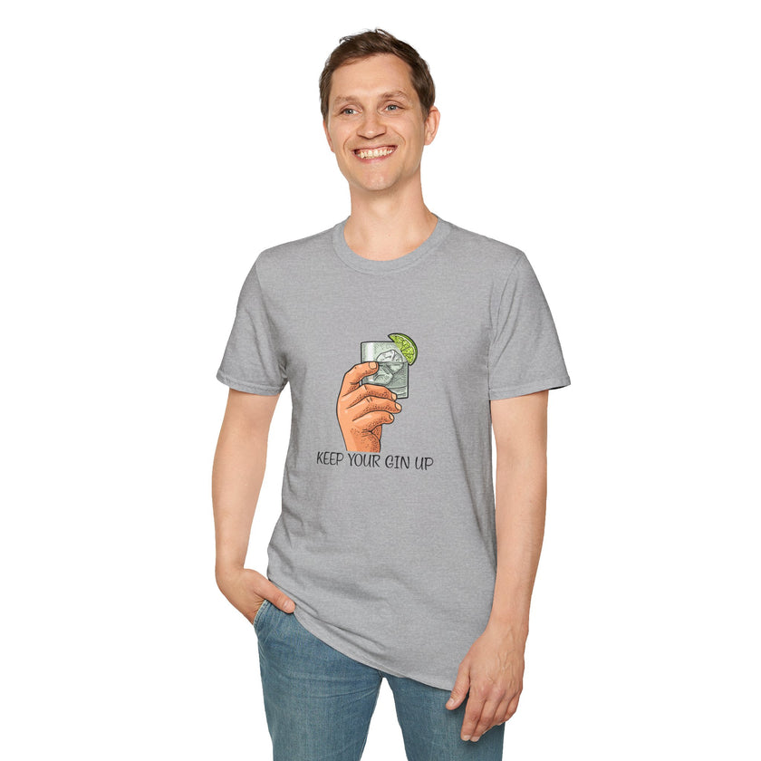 Keep Your Gin Up Softstyle Cotton Tee