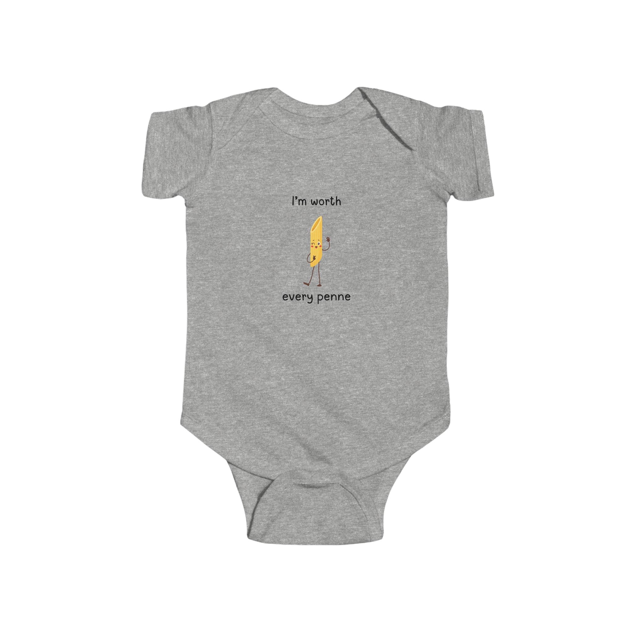 I'm Worth Every Penne Baby Onesie