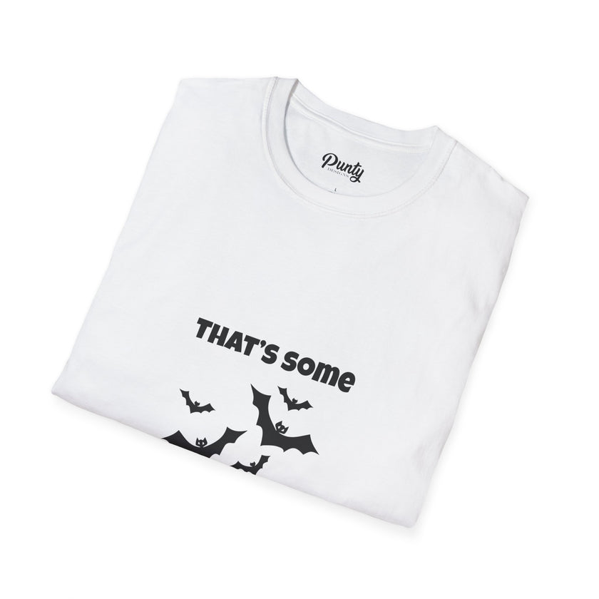 That's Some Boo Shit- Bats Softstyle Cotton Tee