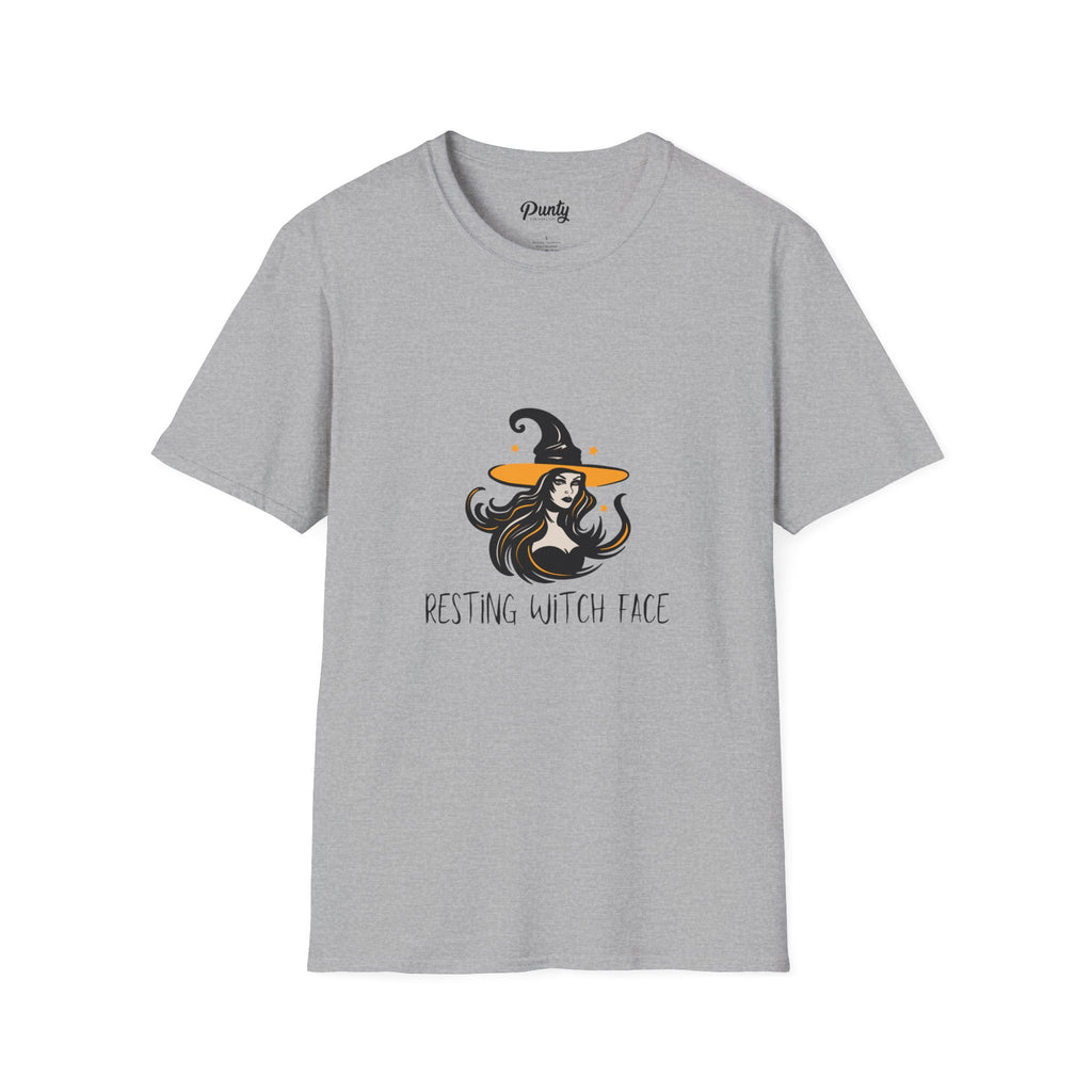 Resting Witch Face Softstyle Cotton Tee