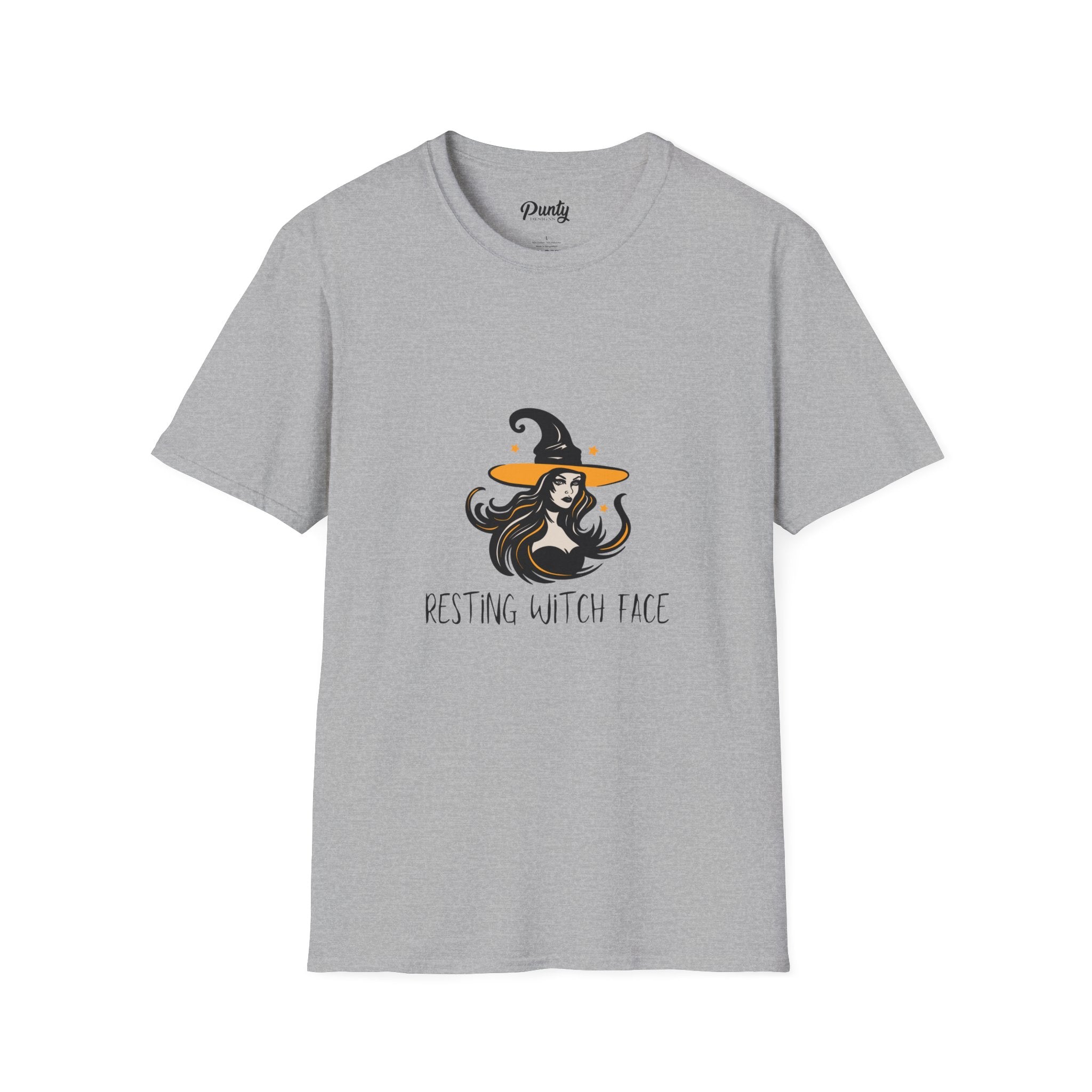 Resting Witch Face Softstyle Cotton Tee