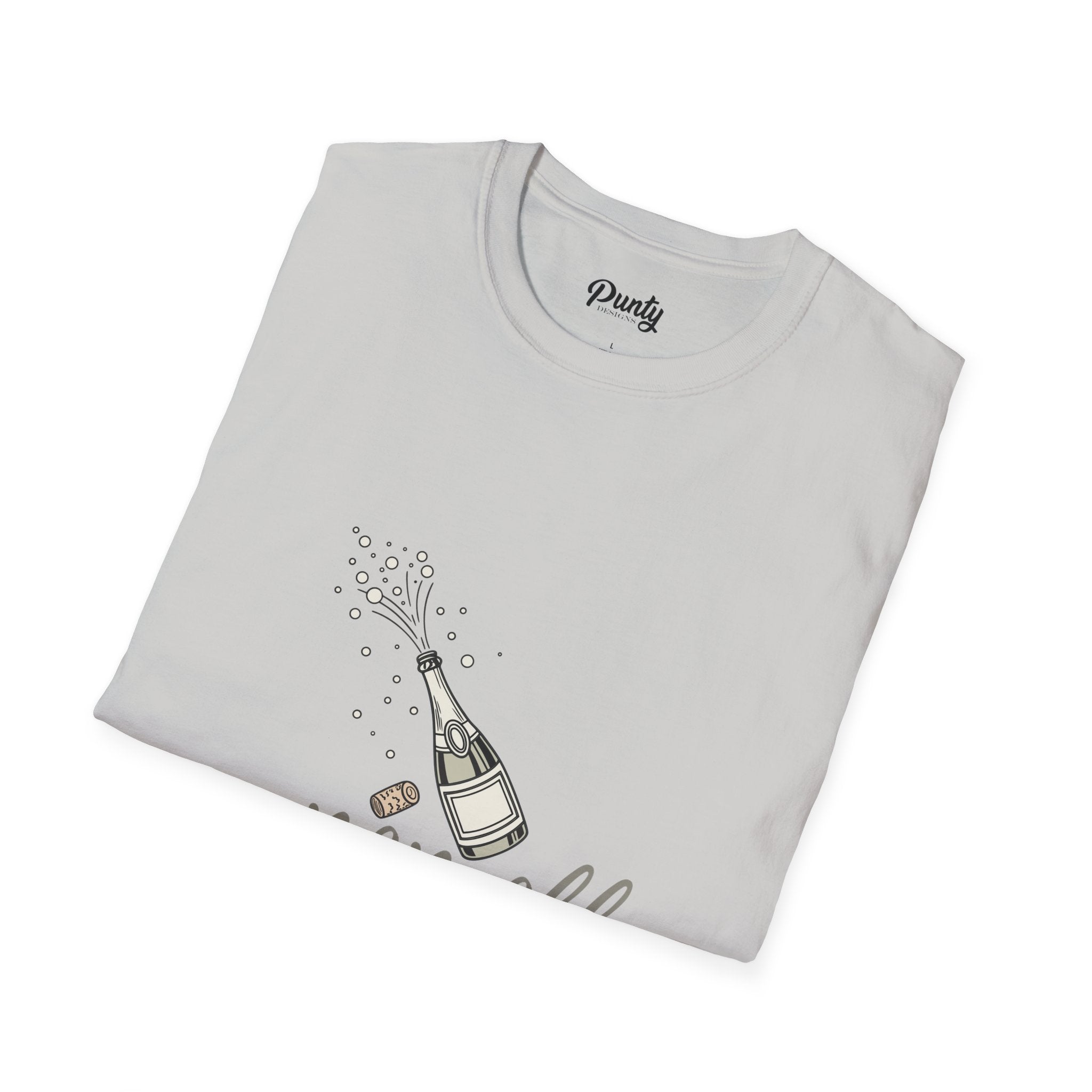Pop Off - Silver - Softstyle Cotton Tee