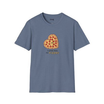 I Love You To Pizzas Softstyle Cotton Tee