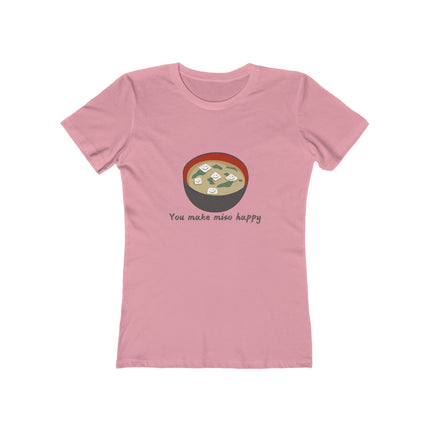 You Make Miso Happy Women's Boyfriend T-Shirt