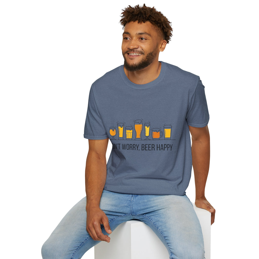 Don't Worry, Beer Happy Softstyle Cotton Tee