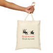 Sleigh My Name Cotton Canvas Tote Bag