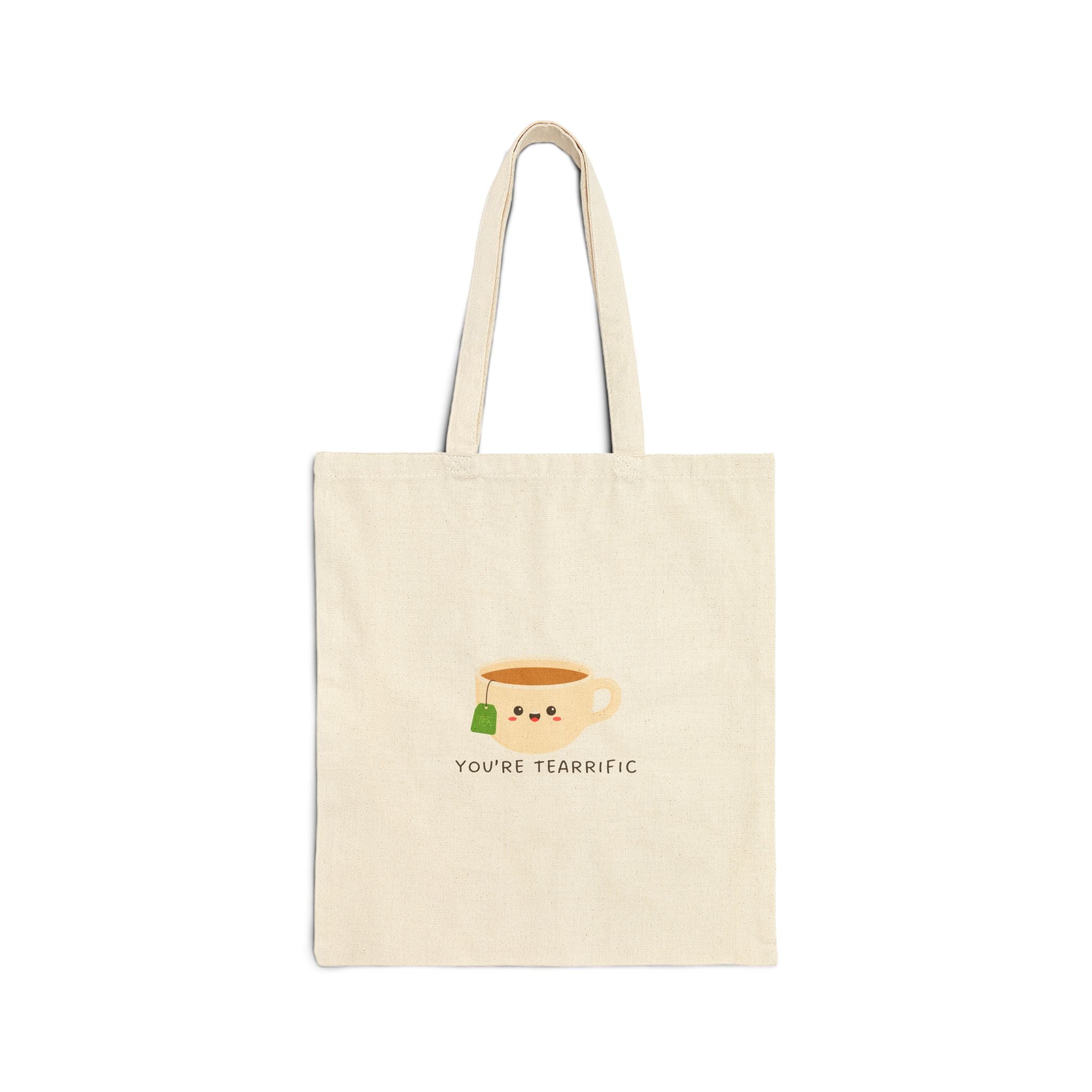 You're Tearrific Cotton Canvas Tote