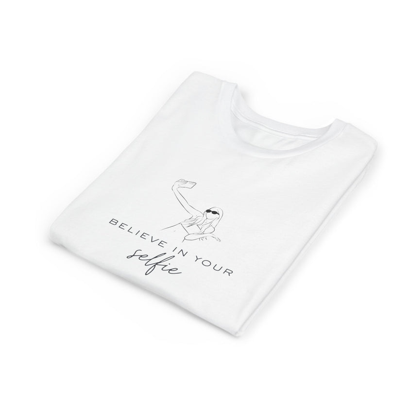 Believe in Your Selfie Youth Short Sleeve Tee