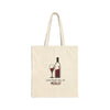 You Had Me At Merlot Cotton Canvas Tote