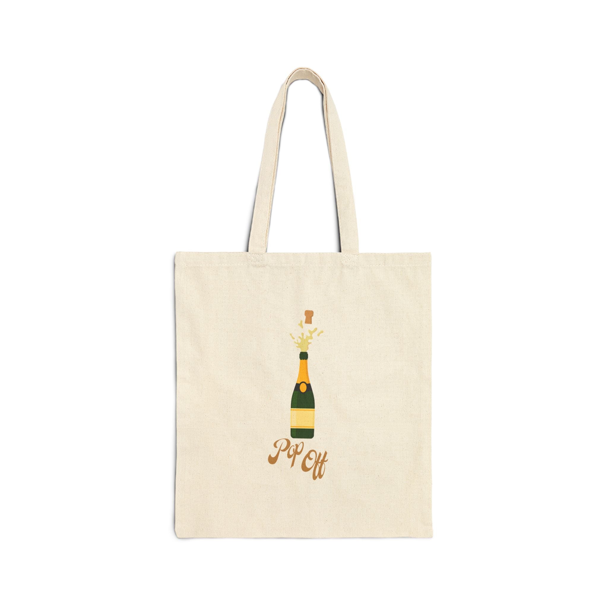 Pop Off Cotton Canvas Tote