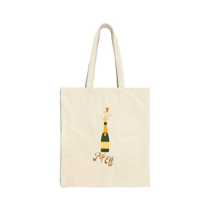 Pop Off Cotton Canvas Tote