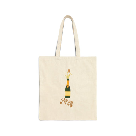 Pop Off Cotton Canvas Tote
