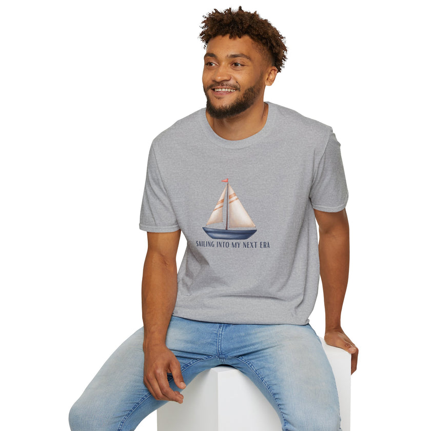 Sailing Into My Next Era Softstyle Cotton Tee
