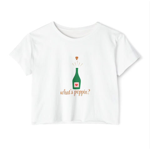 What's Poppin? - Heart - Festival Crop Top