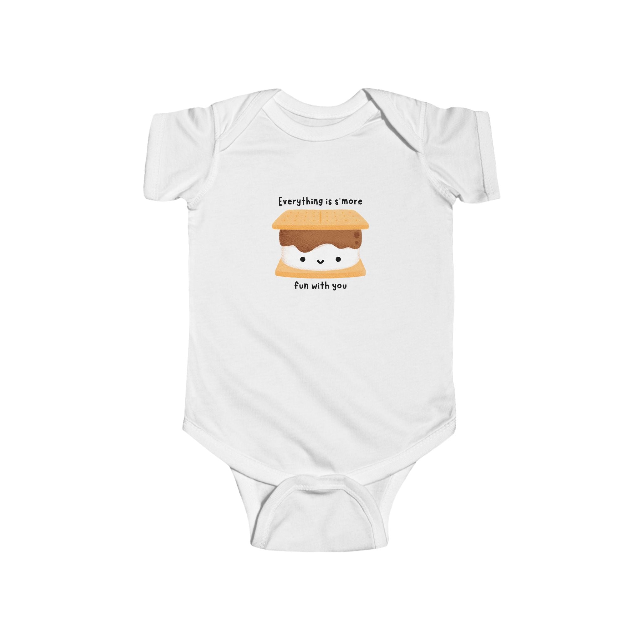 Everything Is S'more Fun With You Baby Onesie