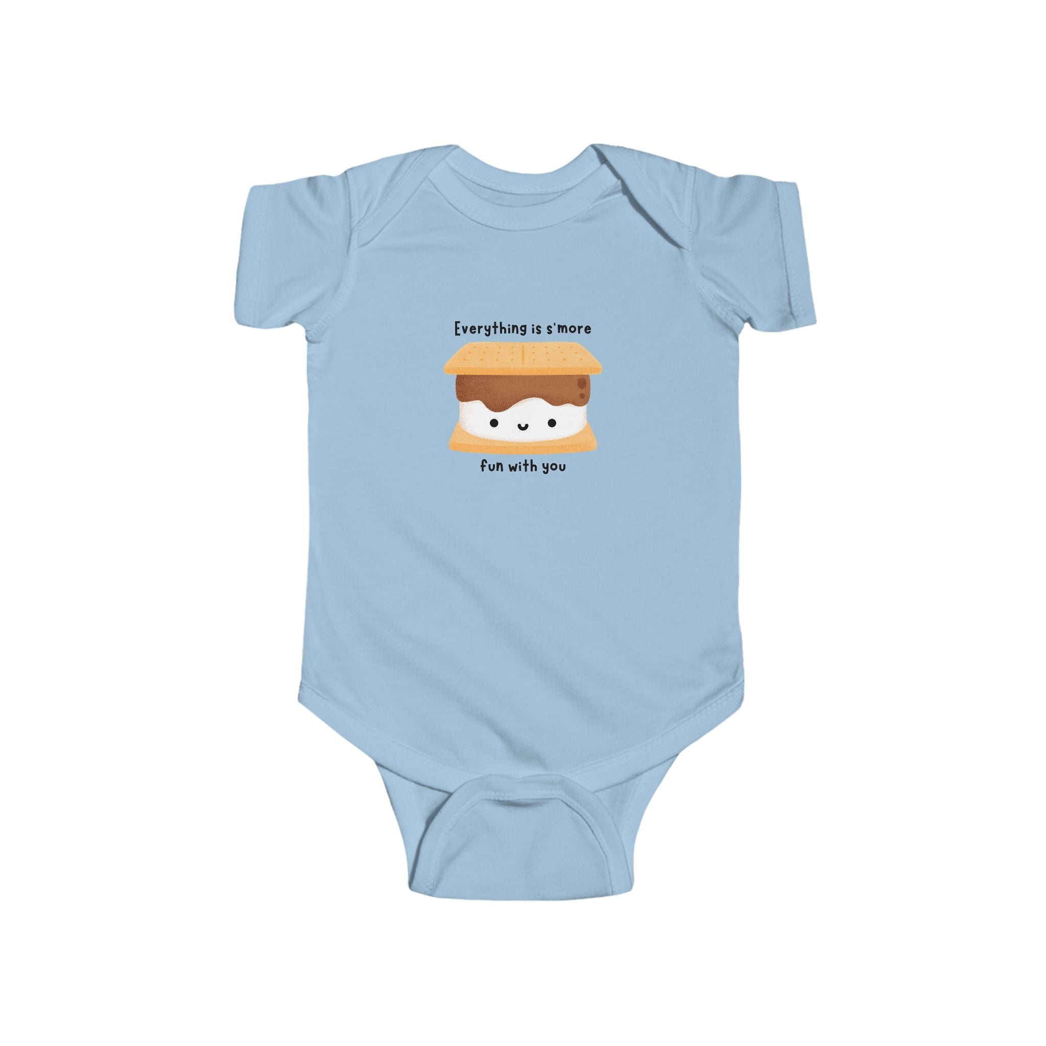 Everything Is S'more Fun With You Baby Onesie