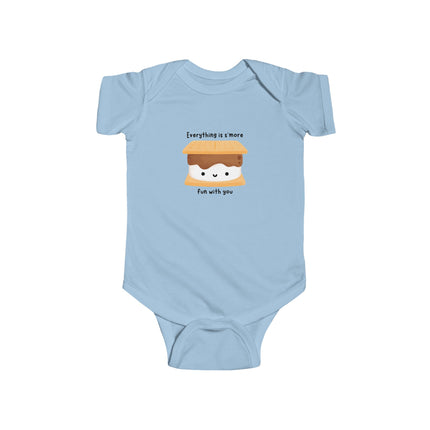 Everything Is S'more Fun With You Baby Onesie