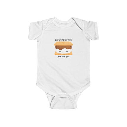 Everything Is S'more Fun With You Baby Onesie