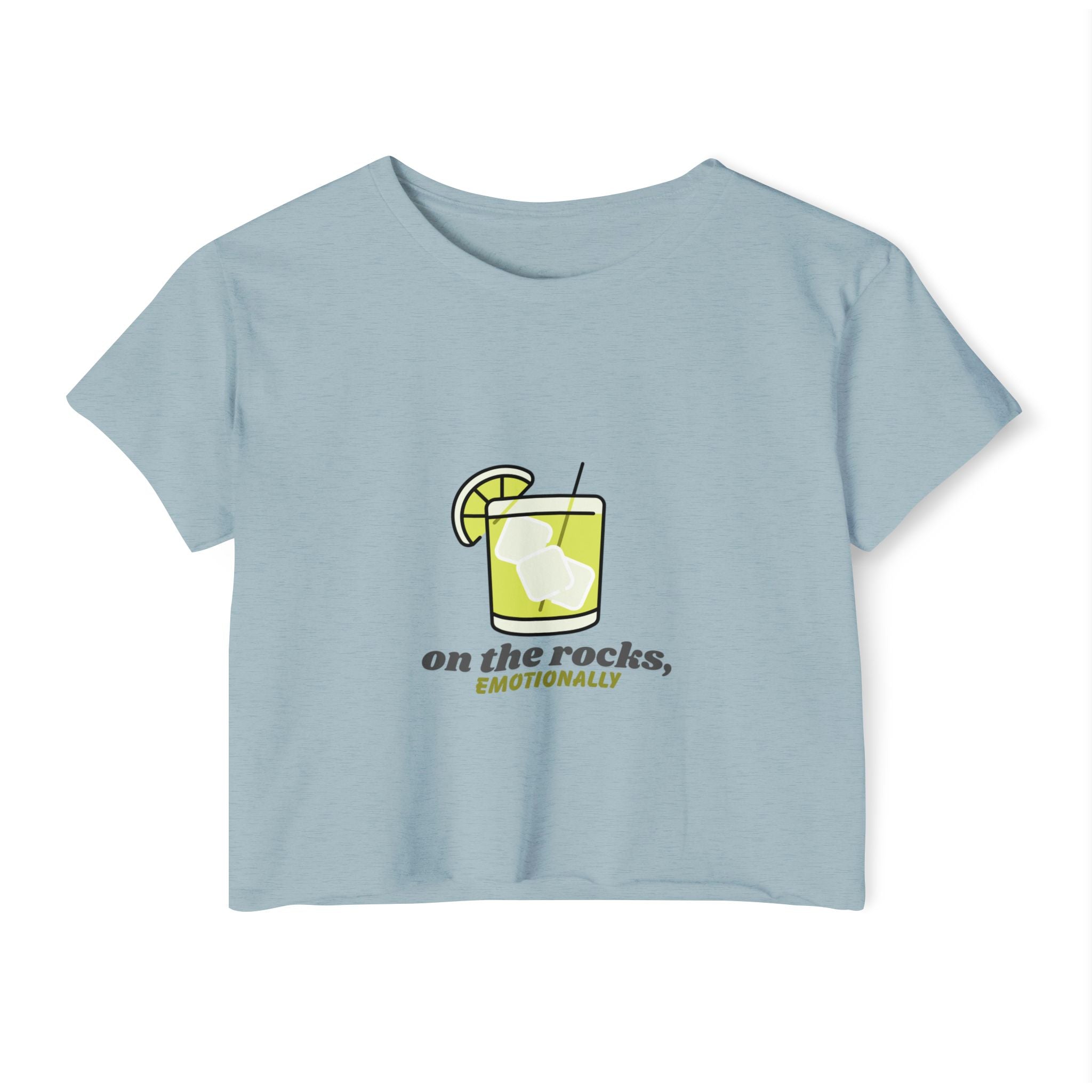 On The Rocks, Emotionally Festival Crop Top