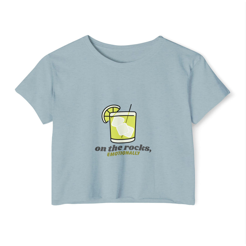 On The Rocks, Emotionally Festival Crop Top
