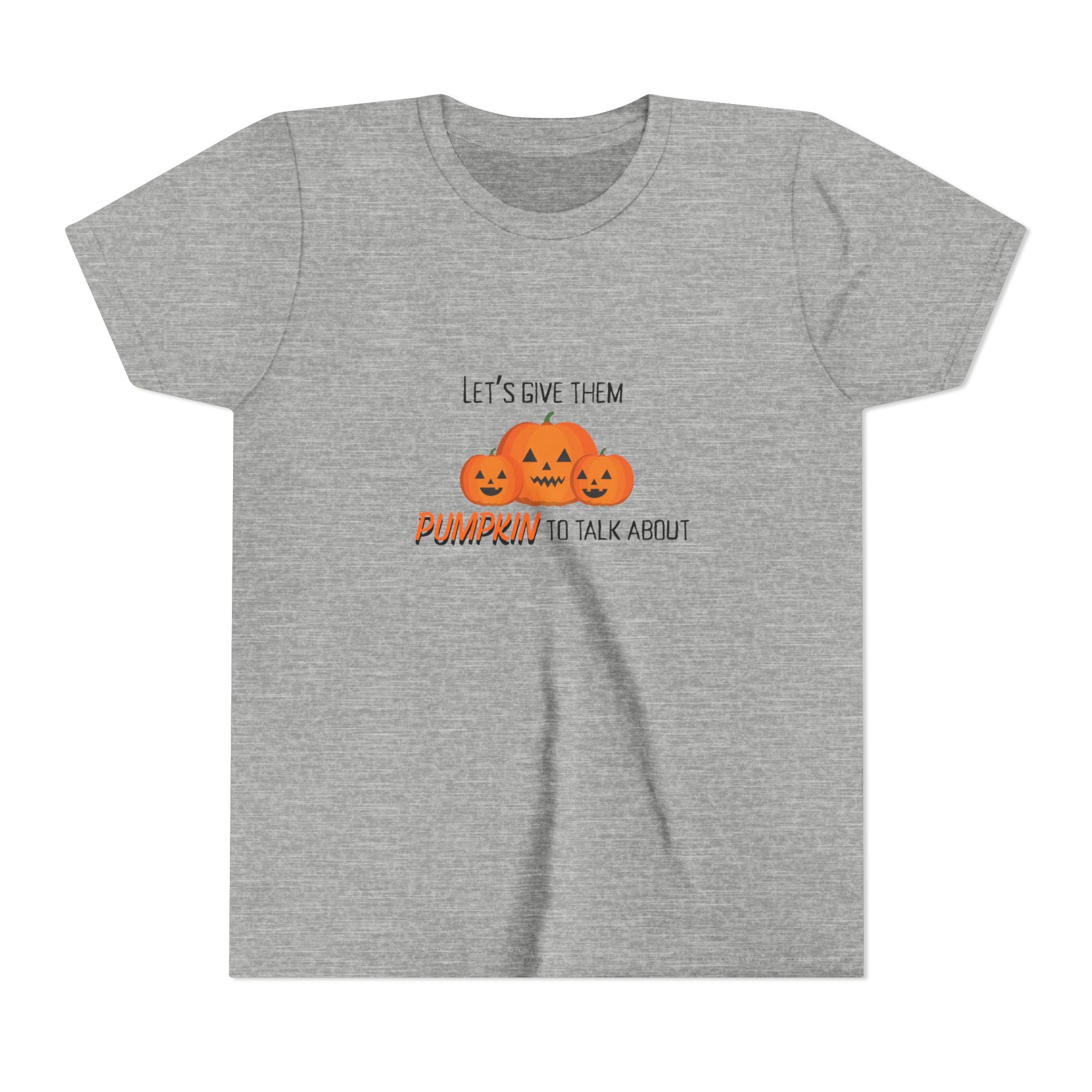 Pumpkin To Talk About Youth Short Sleeve Tee