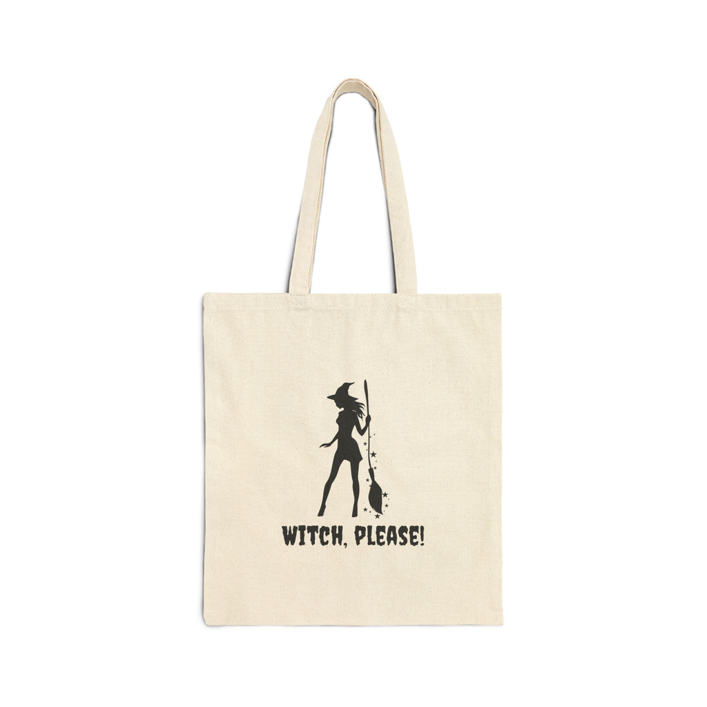 Witch, Please Cotton Canvas Tote
