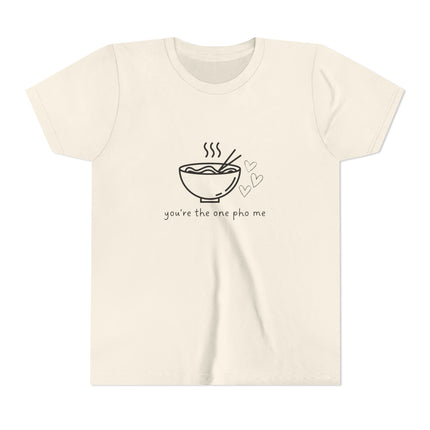 You're The One Pho Me Youth Short Sleeve Tee