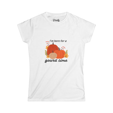 Gourd Time Fitted Softstyle Cotton Tee