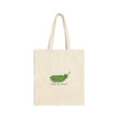 Peas Be Mine Cotton Canvas Tote