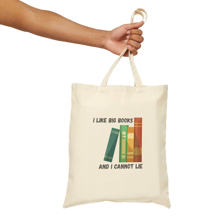 I Like Big Books Cotton Canvas Tote