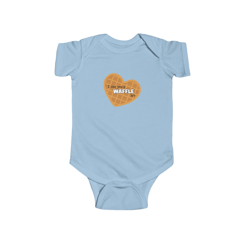 I Like You A Waffle Lot Baby Onesie