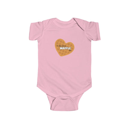 I Like You A Waffle Lot Baby Onesie