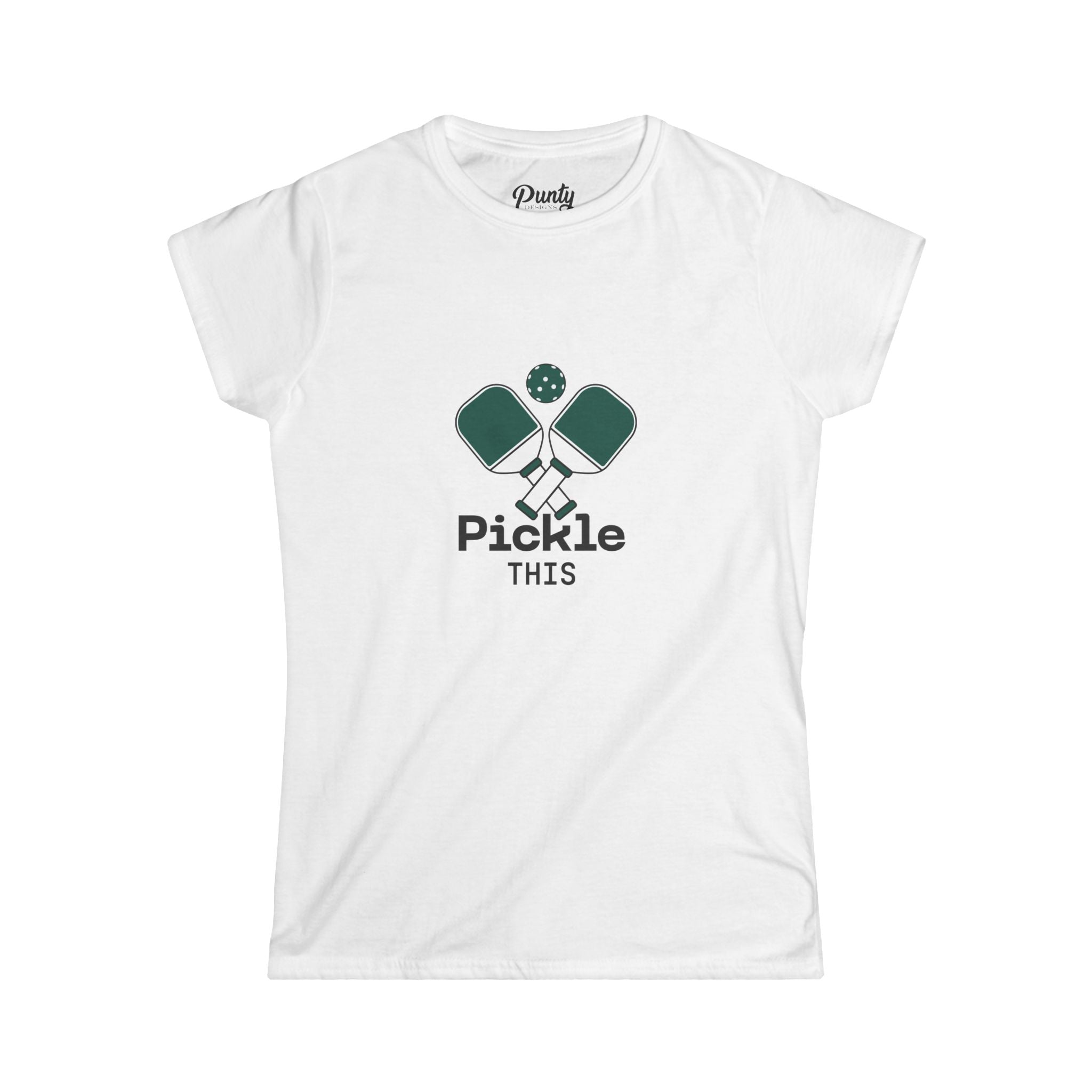 Pickle This Fitted Softstyle Cotton Tee