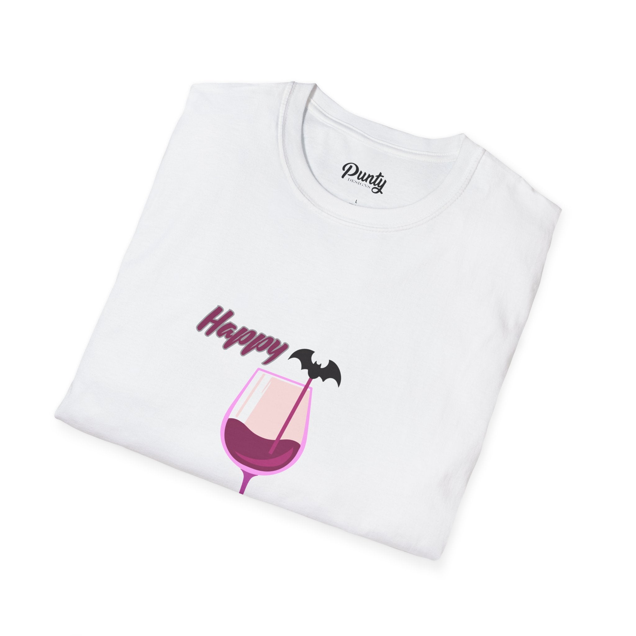 Happy HalloWine Softstyle Cotton Tee