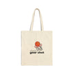 Shoot Your Shot Cotton Canvas Tote