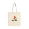 Shoot Your Shot Cotton Canvas Tote