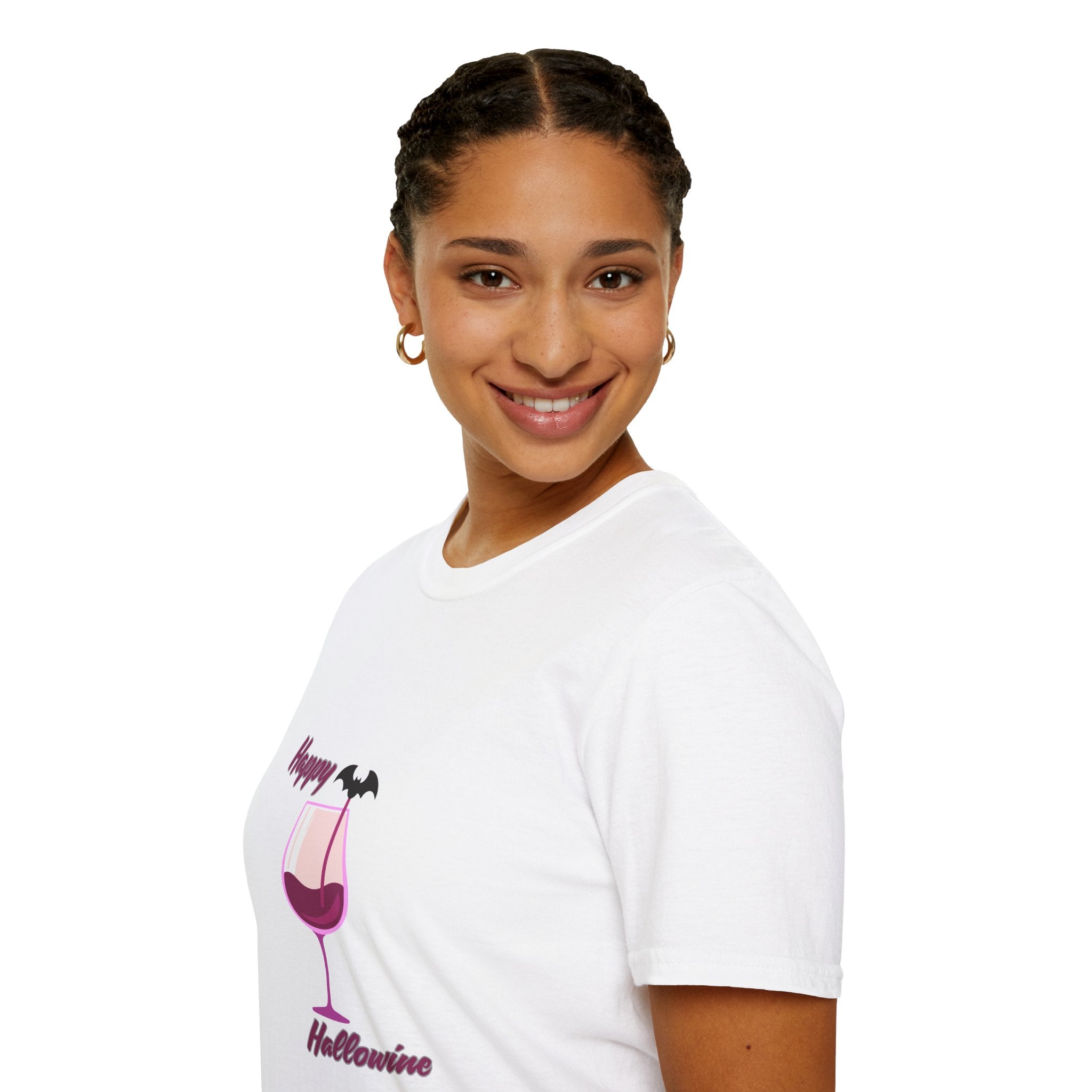 Happy HalloWine Softstyle Cotton Tee