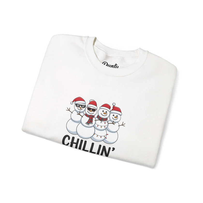 Chillin' With My Snowmies Crewneck Sweatshirt